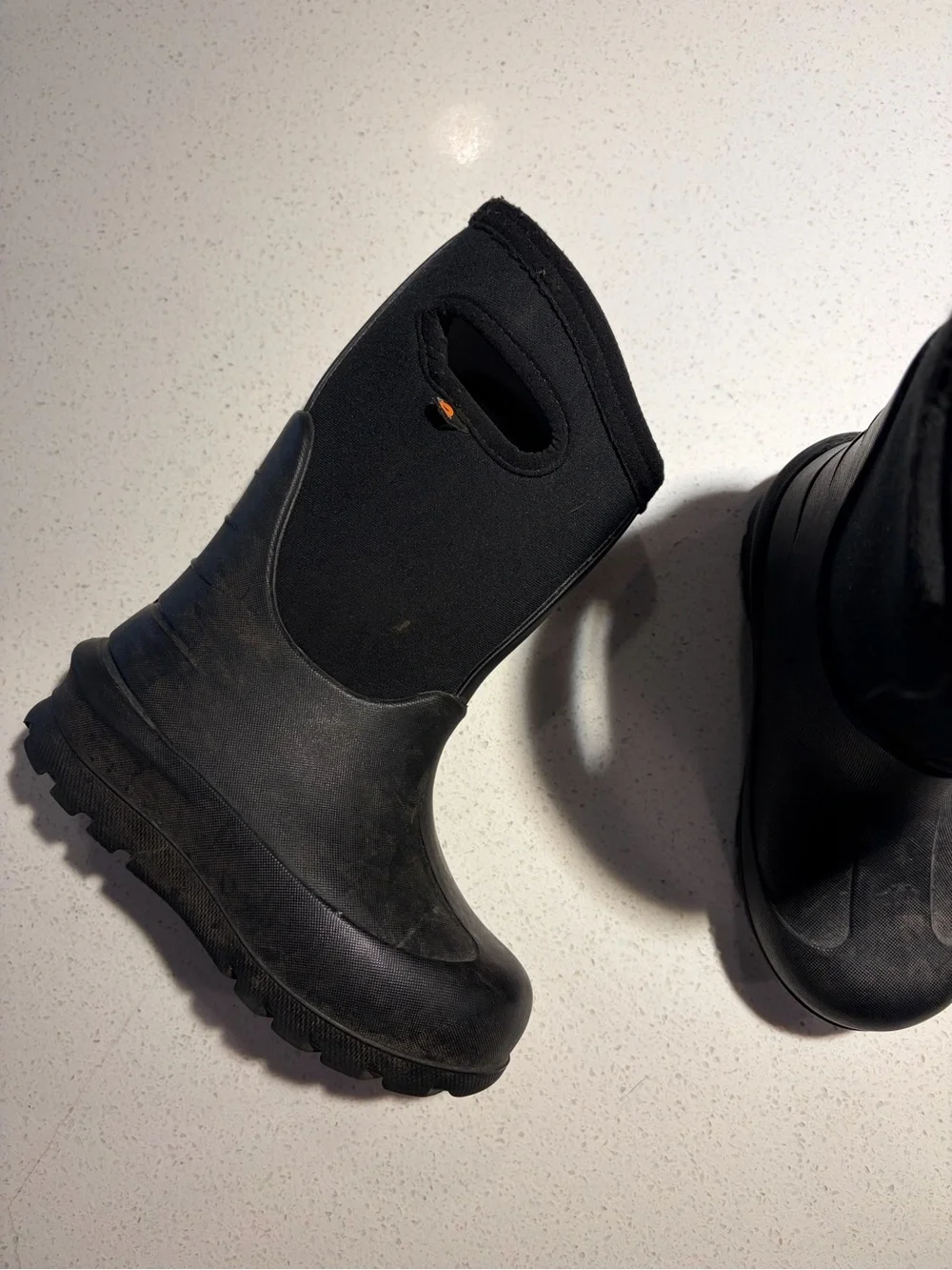 Kids Black bogs toddler size 10 winter snow  Boots